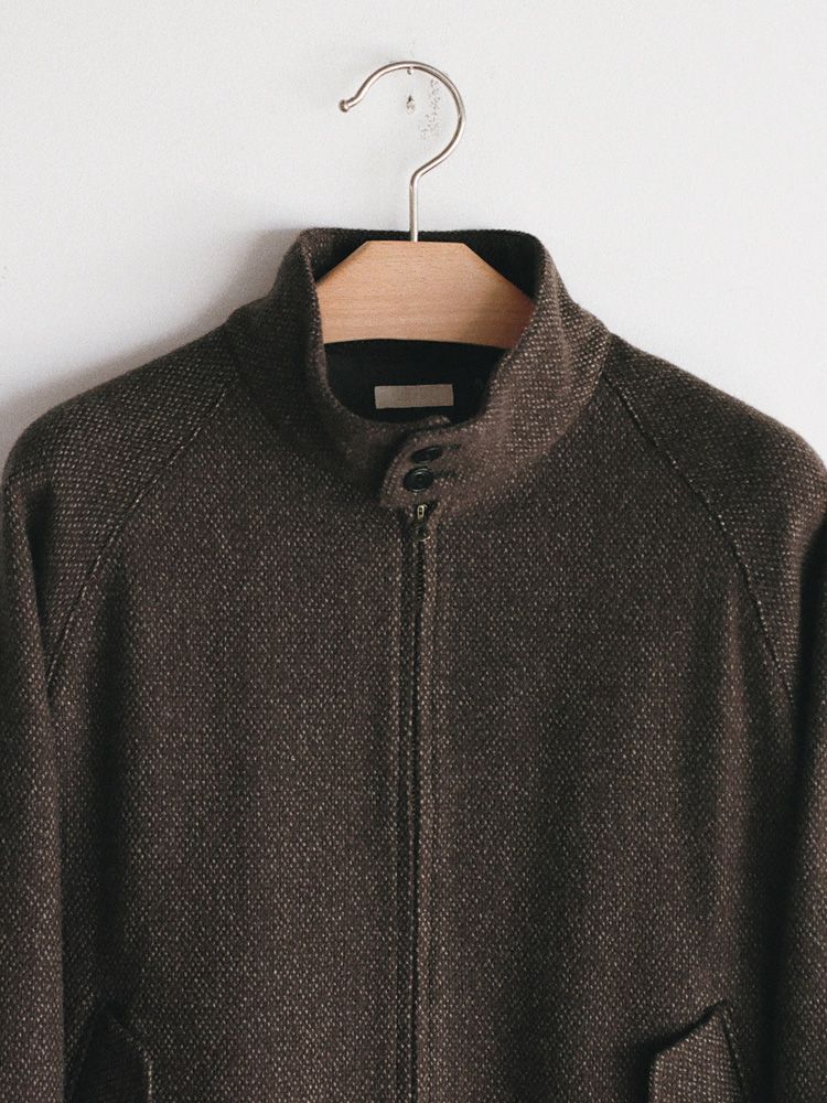 Alpaca Tweed Harrington Jacket