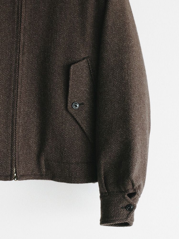 Alpaca Tweed Harrington Jacket