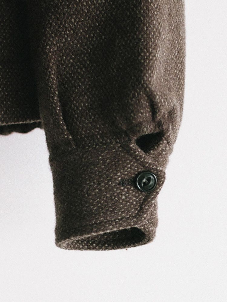 Alpaca Tweed Harrington Jacket