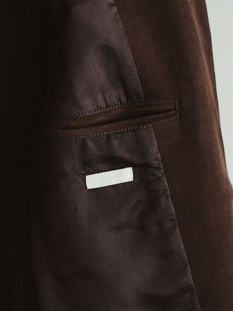 Goat Suede Tailored Jacket