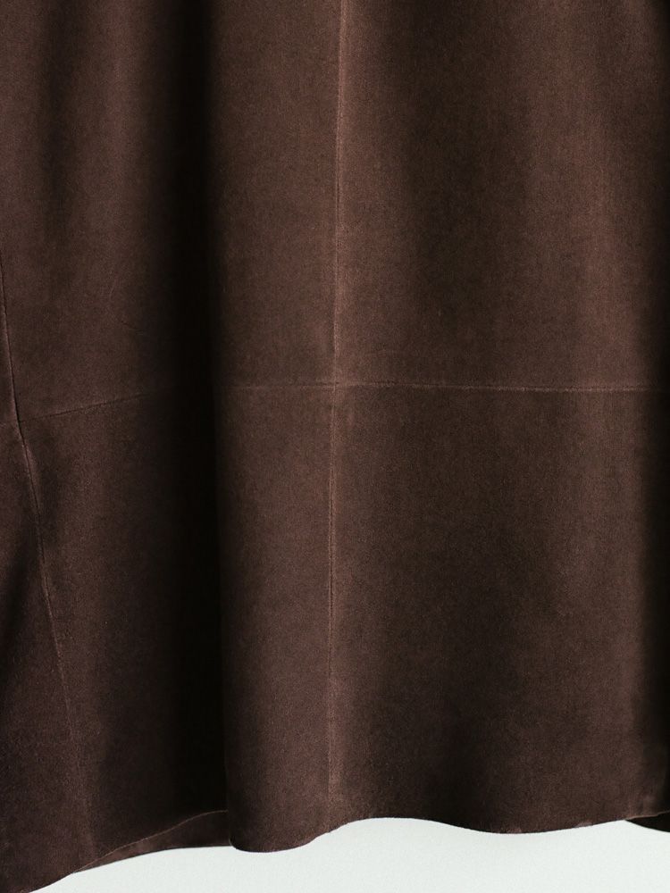 Goat Suede Tailored Jacket