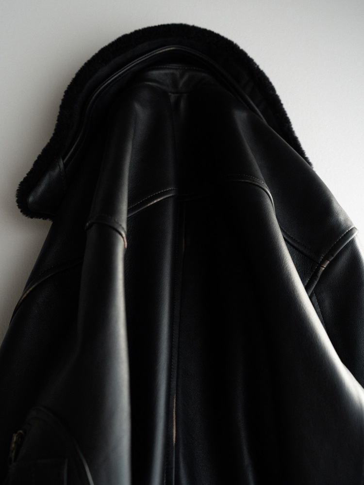 French Pilot Leather Jacket