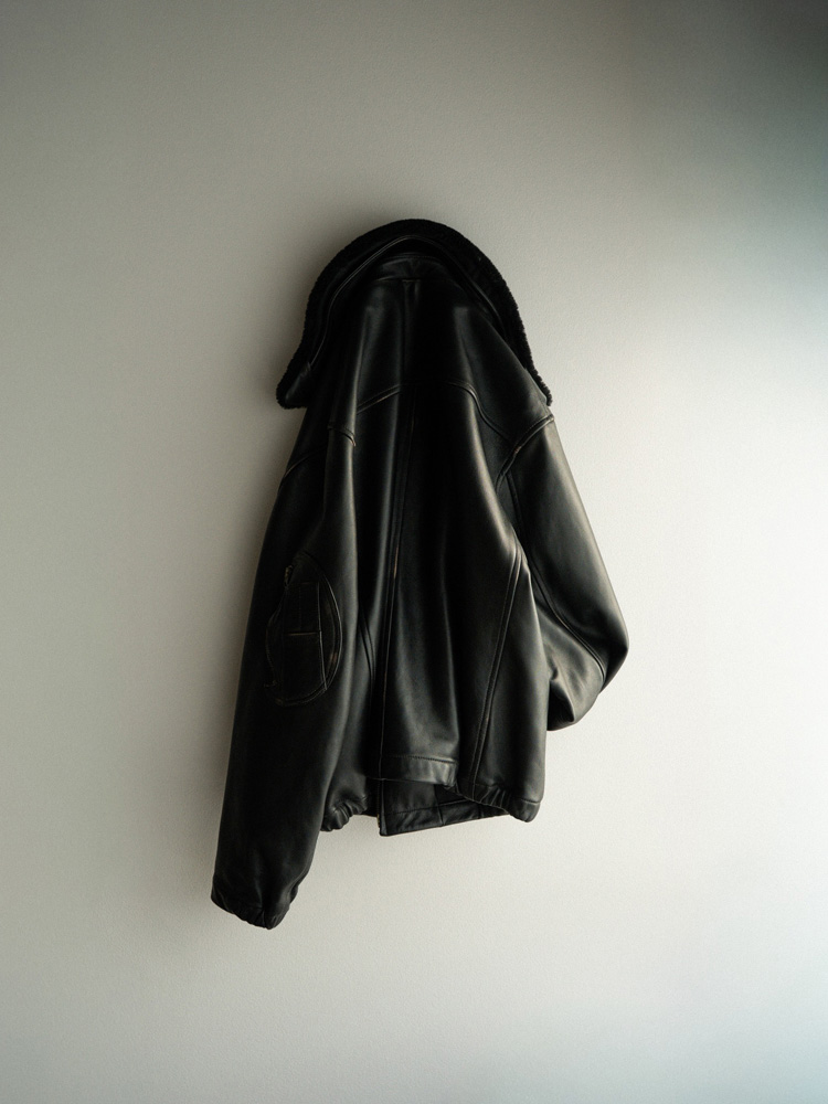 French Pilot Leather Jacket