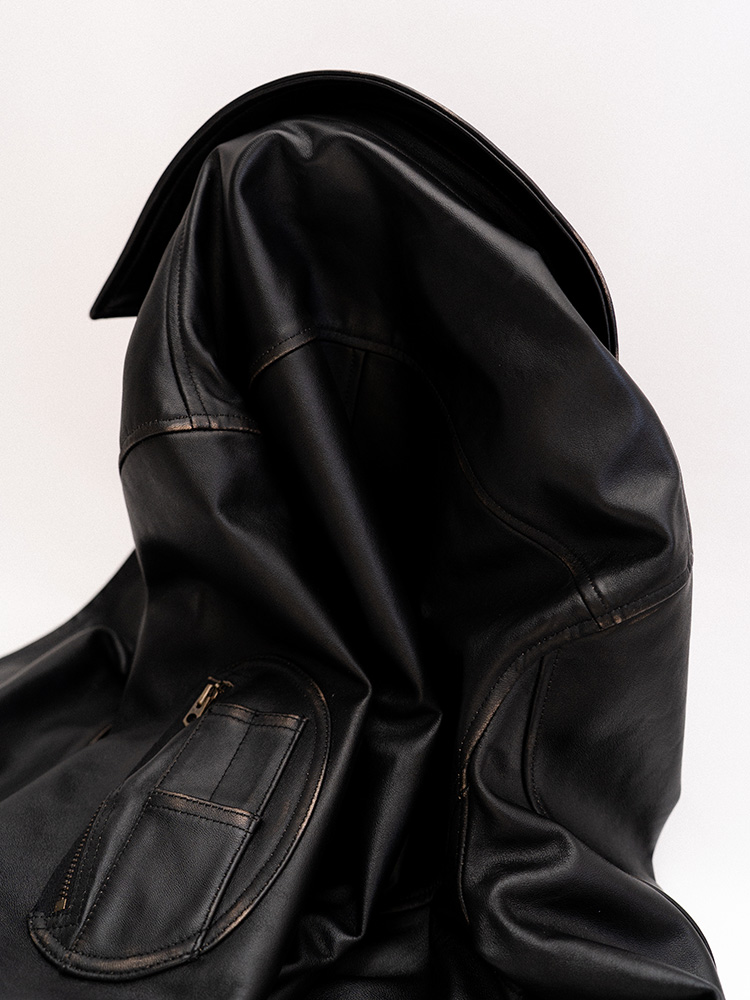 French Pilot Leather Jacket