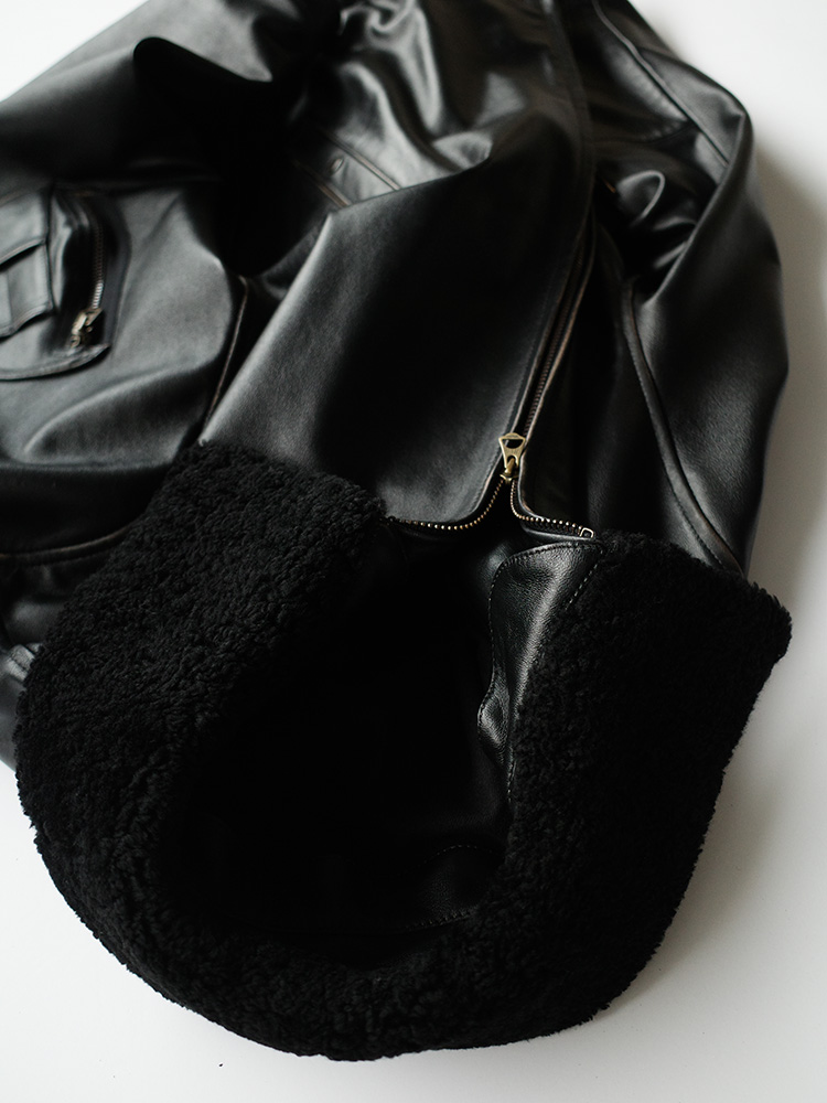 French Pilot Leather Jacket