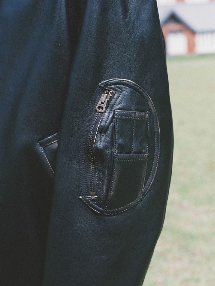 French Pilot Leather Jacket