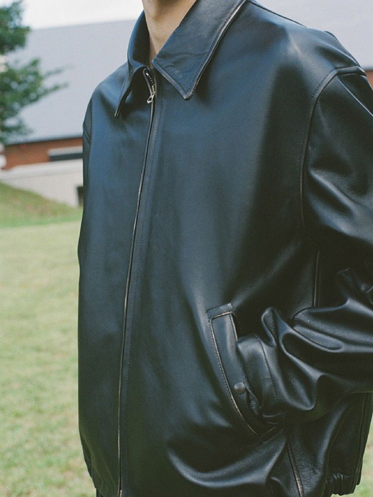 French Pilot Leather Jacket