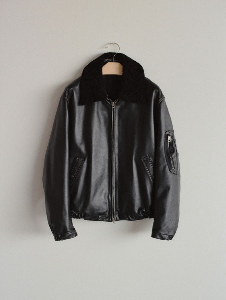 French Pilot Leather Jacket