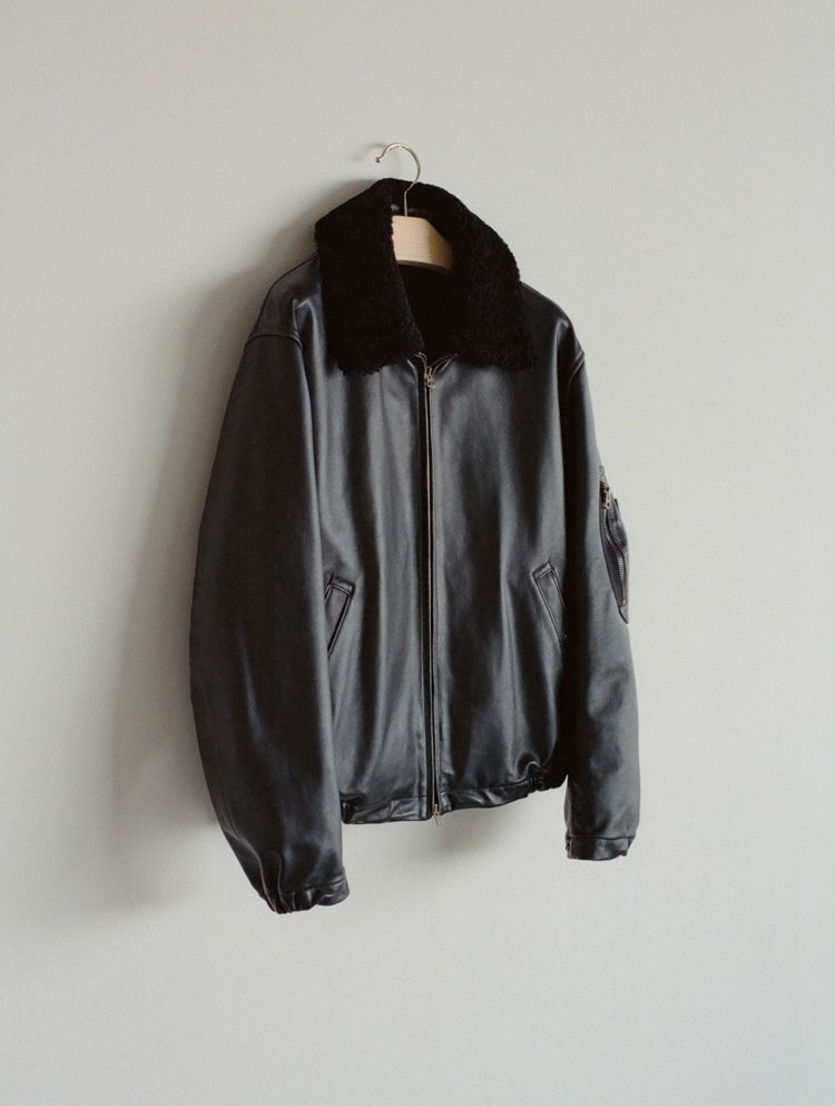French Pilot Leather Jacket