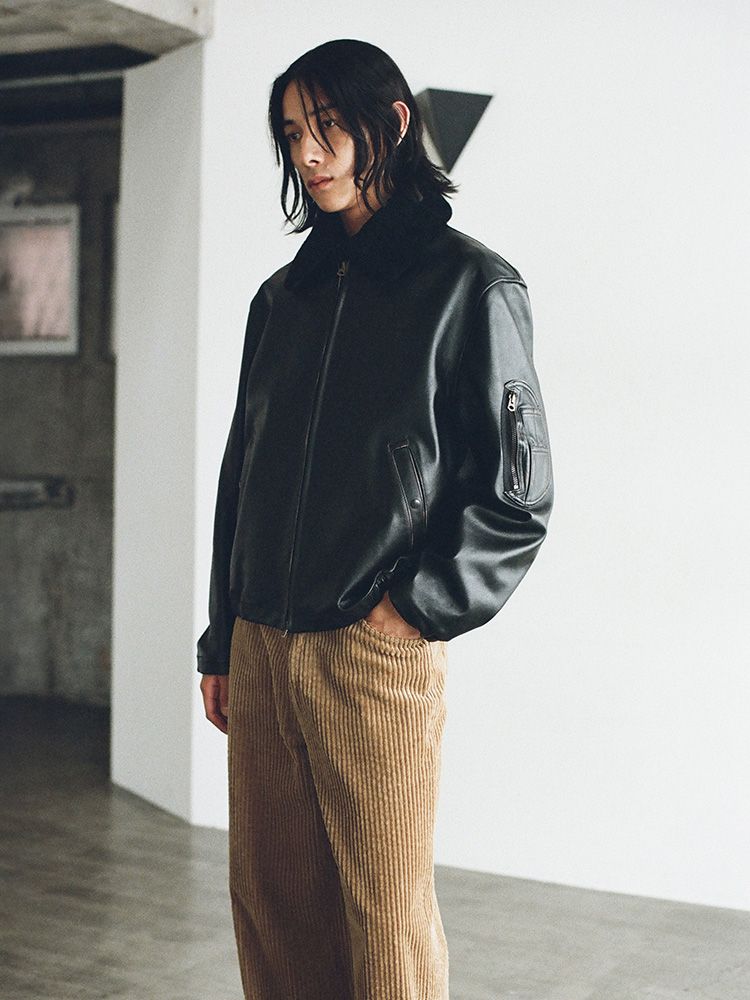 French Pilot Leather Jacket