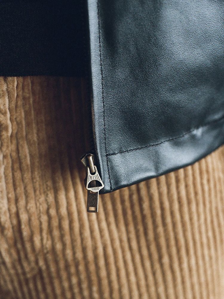 French Pilot Leather Jacket