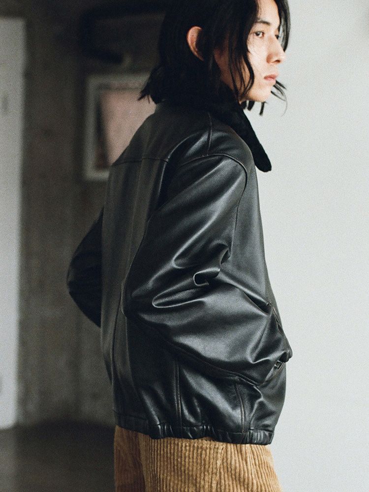 French Pilot Leather Jacket