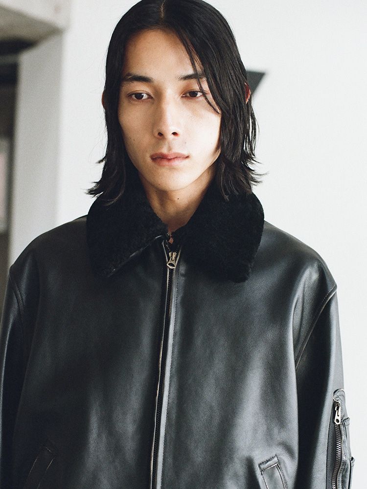 French Pilot Leather Jacket