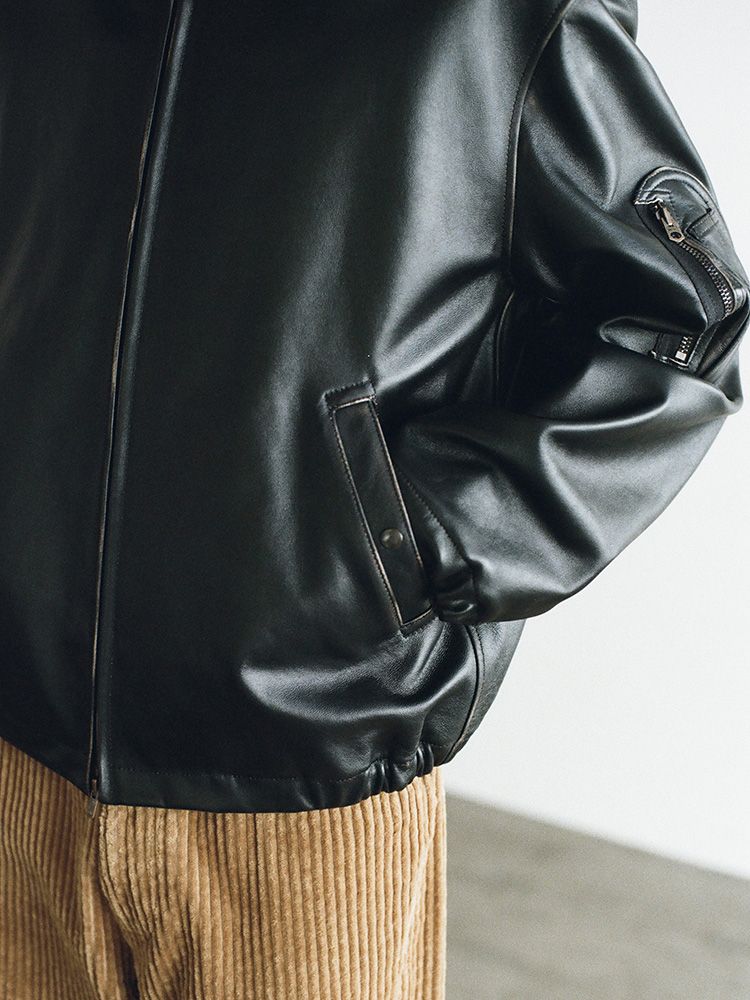 French Pilot Leather Jacket