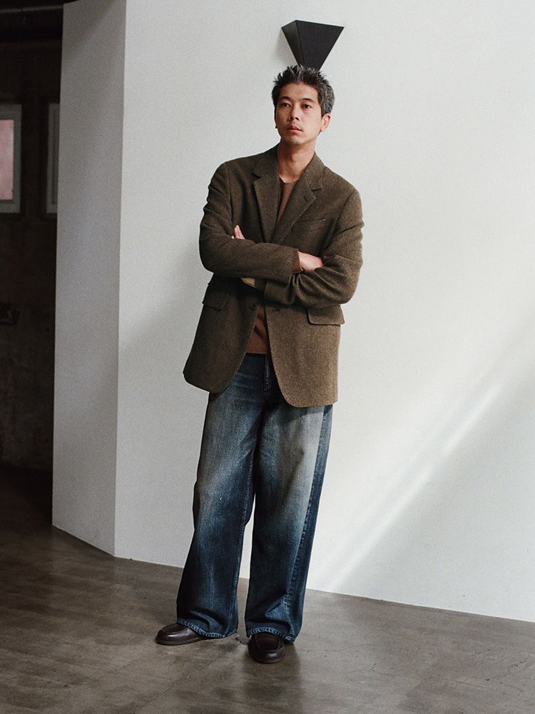 Alpaca Tweed Tailored Jacket