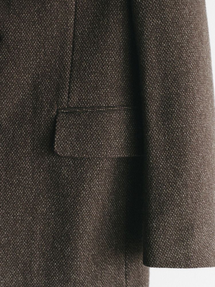 Alpaca Tweed Tailored Jacket