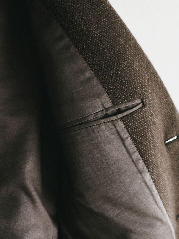 Alpaca Tweed Tailored Jacket