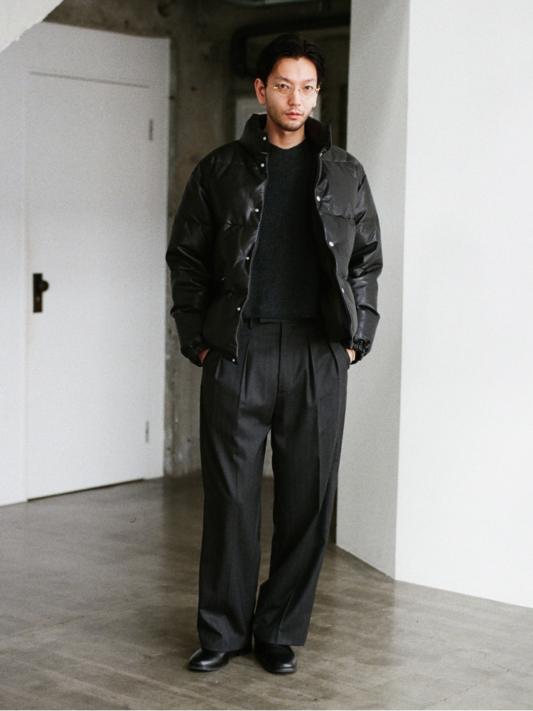 Leather Heritage Down Jacket