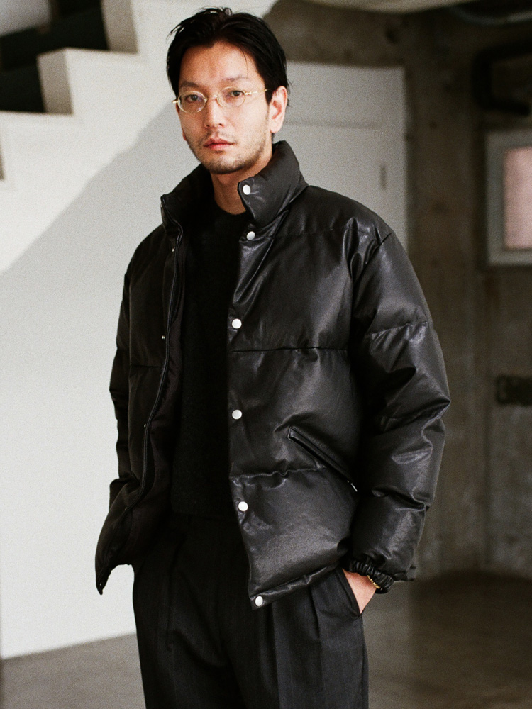 Leather Heritage Down Jacket