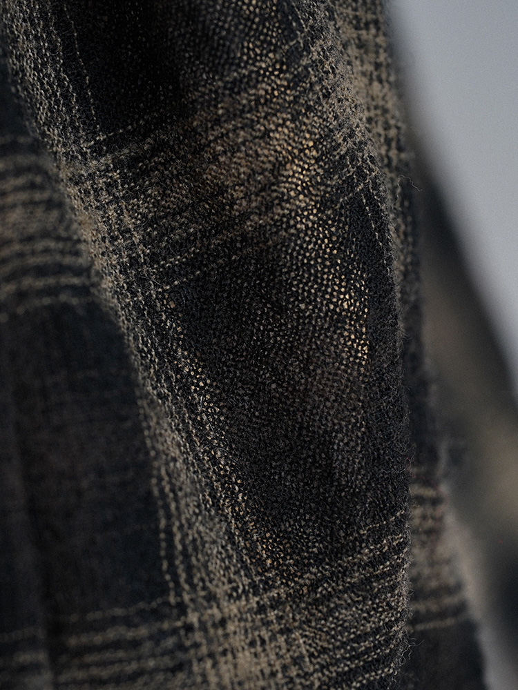 Wool Plaid Western Shirt