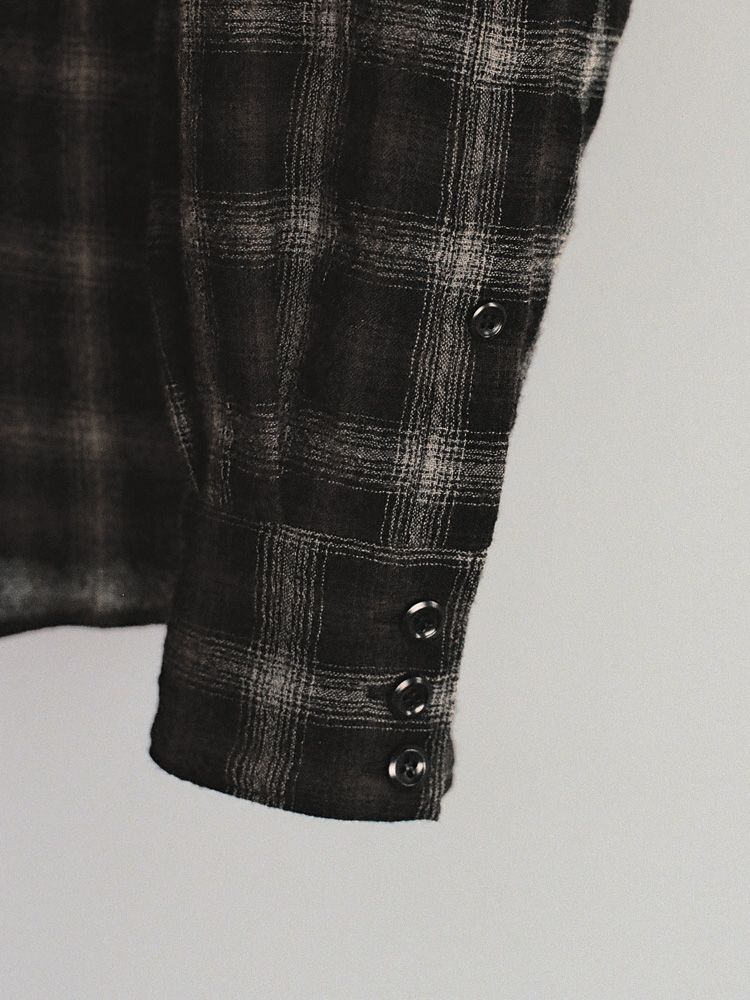 Wool Plaid Western Shirt