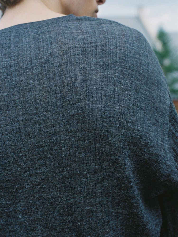 Alpaca Uneven Rib Knit