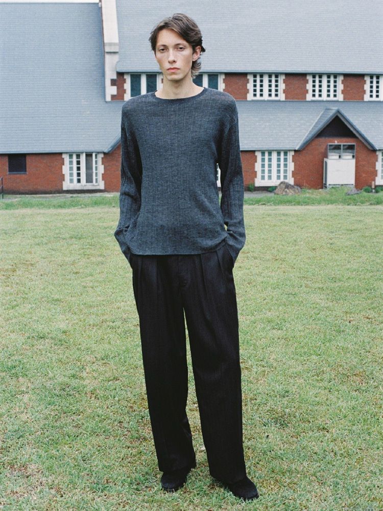 Alpaca Uneven Rib Knit