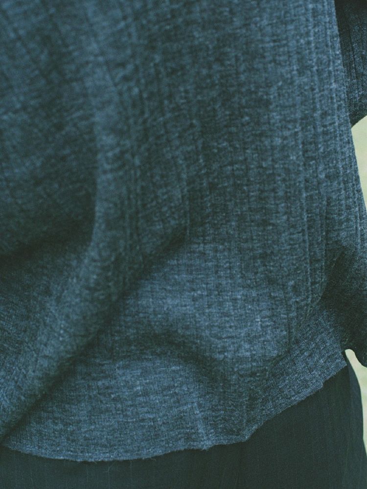 Alpaca Uneven Rib Knit