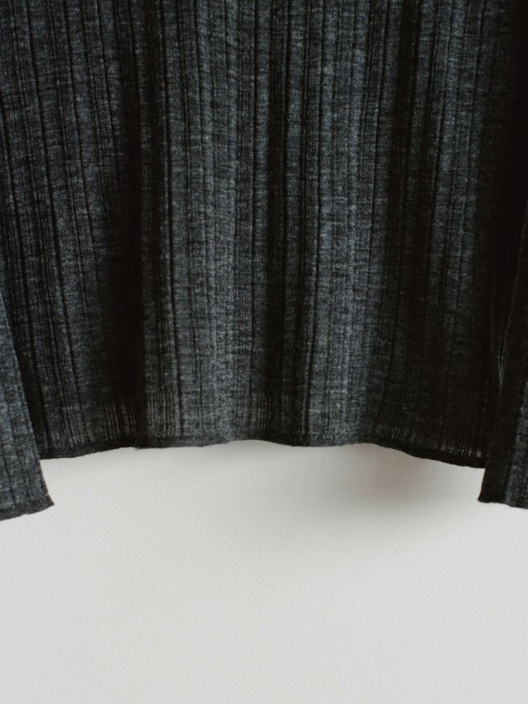 Alpaca Uneven Rib Knit