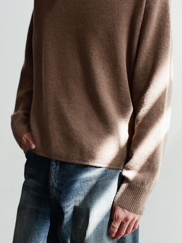 Cashmere Slouch V-neck