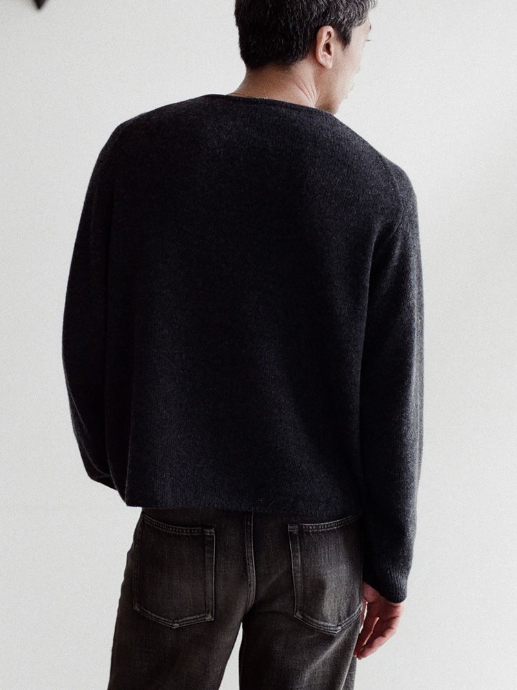 Cashmere Slouch V-neck