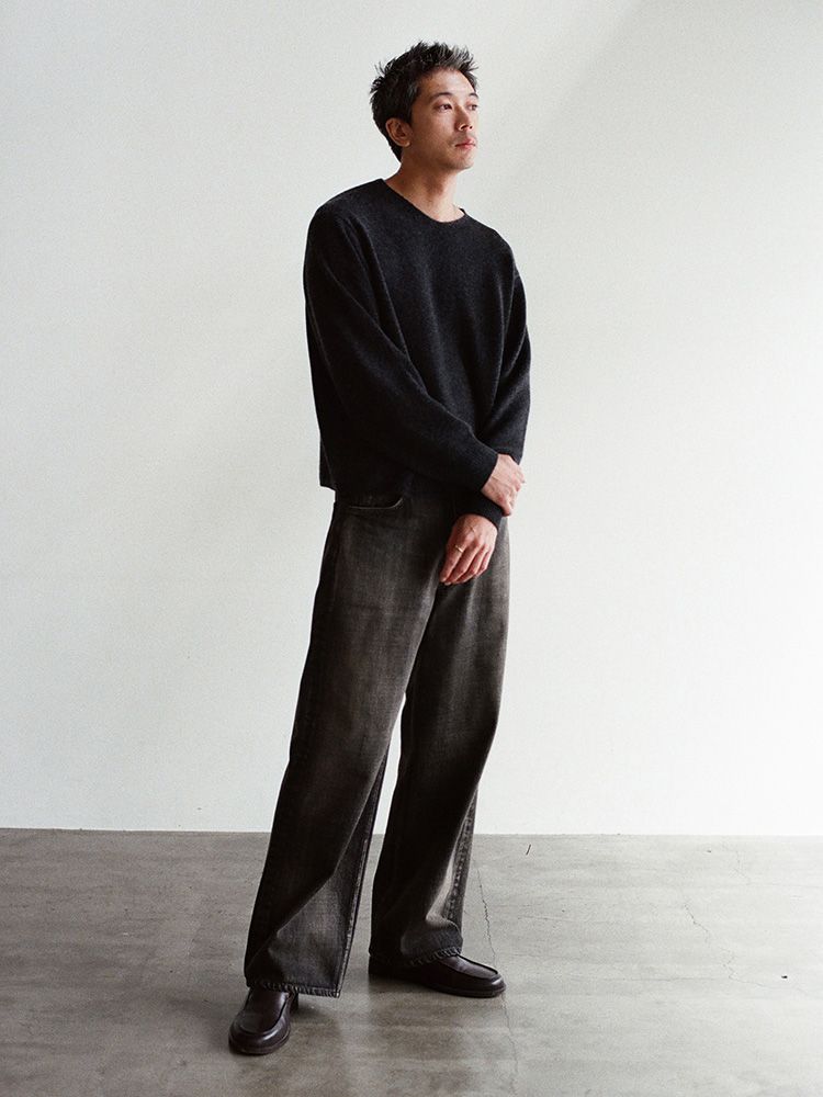 Cashmere Slouch V-neck