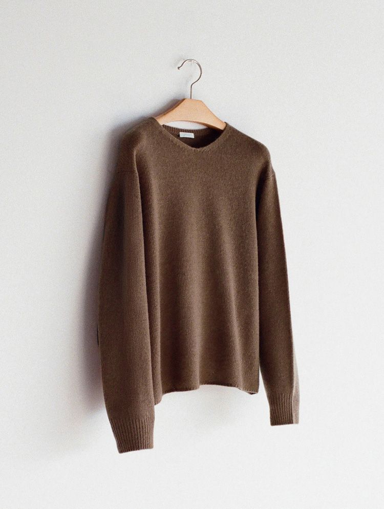 Cashmere Slouch V-neck