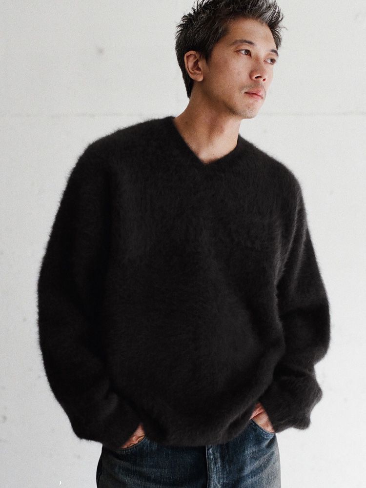 Fox Cashmere V Knit