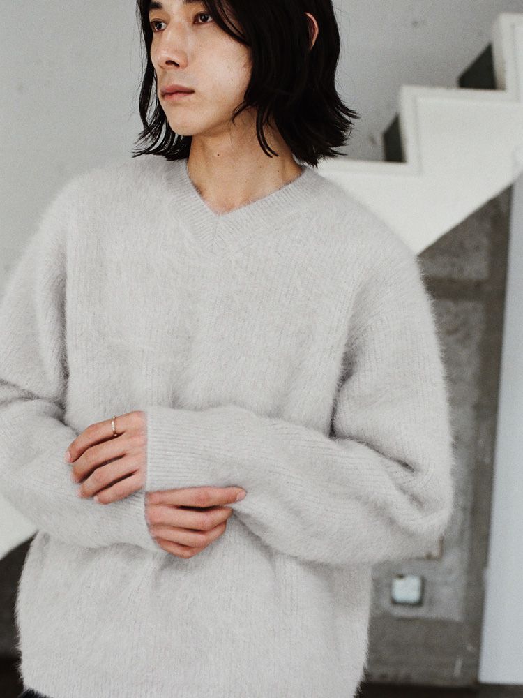 Fox Cashmere V Knit