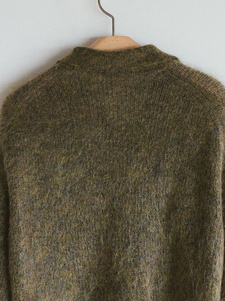 Kid Mohair Knit Polo