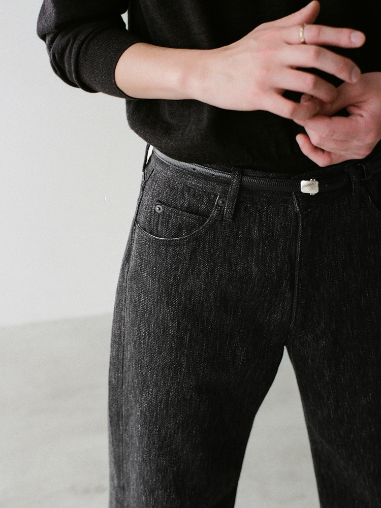 Si/Li/C Heritage Denim Pants