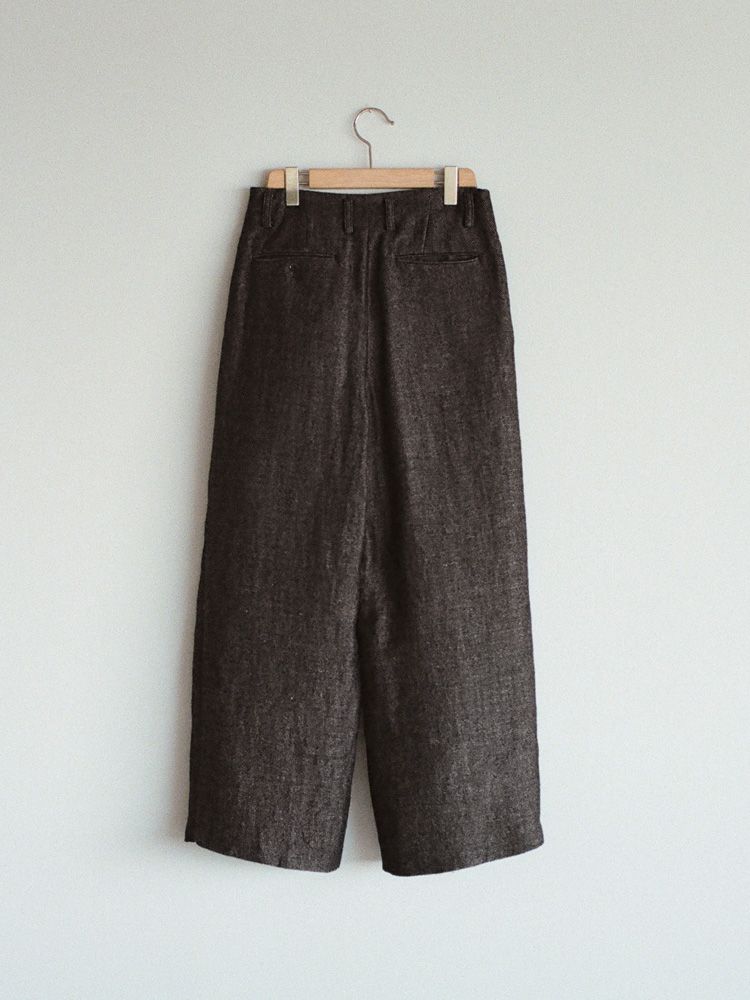 Wool Linen Baggy Slacks