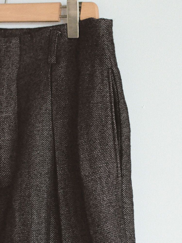 Wool Linen Baggy Slacks