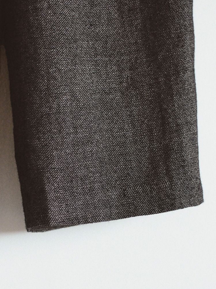 Wool Linen Baggy Slacks