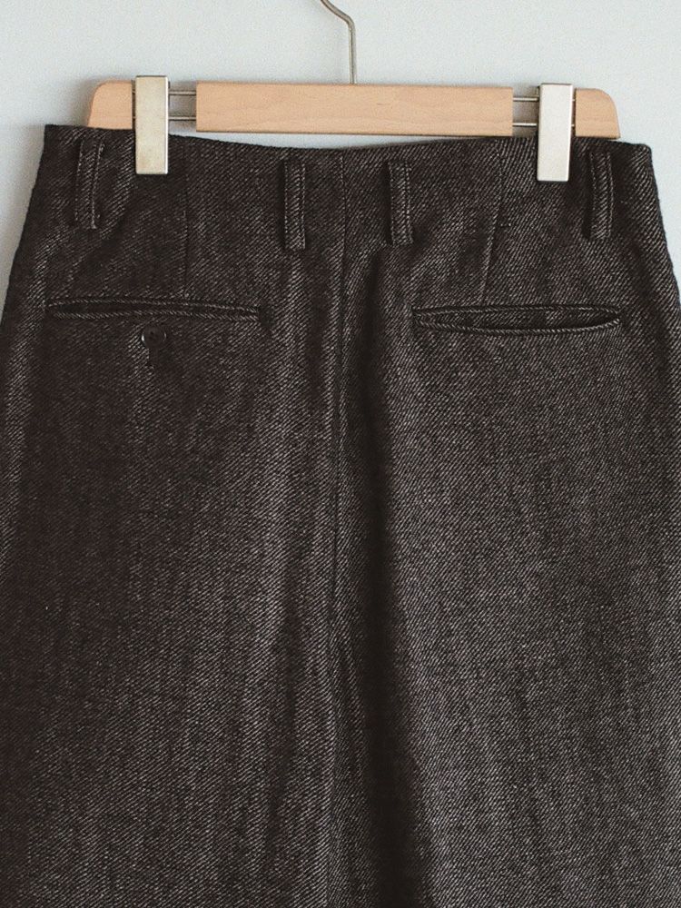Wool Linen Baggy Slacks