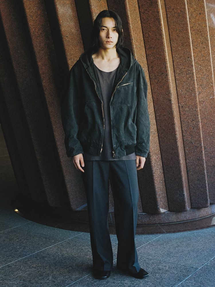 CRACK WASHED ACTIVE JACKET