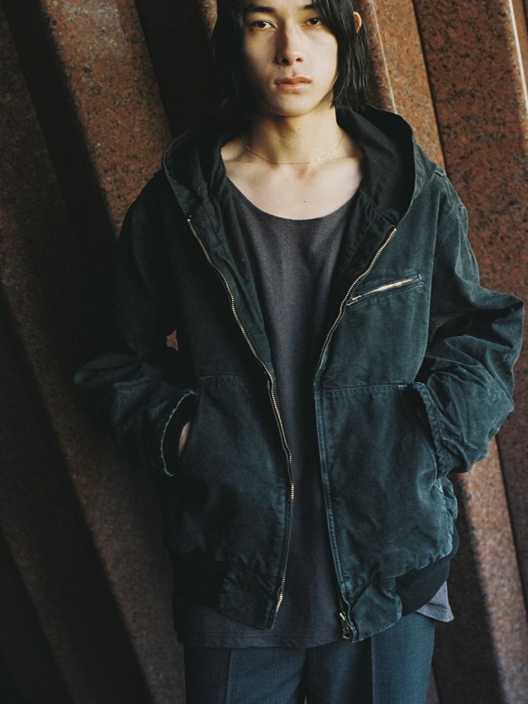 CRACK WASHED ACTIVE JACKET