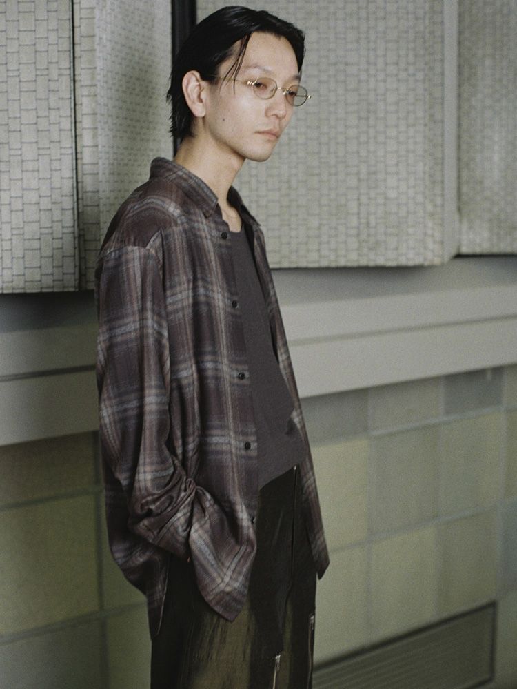 RAYON OMBRE WESTERN SHIRT