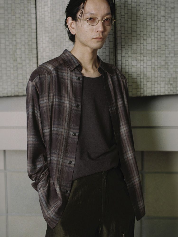 RAYON OMBRE WESTERN SHIRT