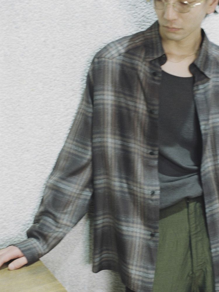 RAYON OMBRE WESTERN SHIRT