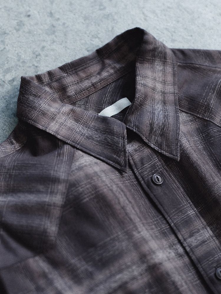 RAYON OMBRE WESTERN SHIRT