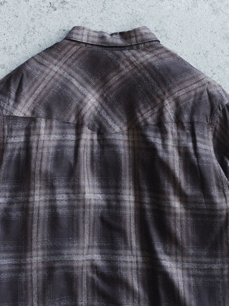 RAYON OMBRE WESTERN SHIRT