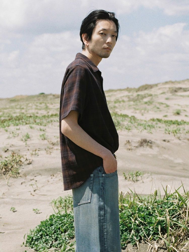 CREPE COTTON PLAID SHIRT