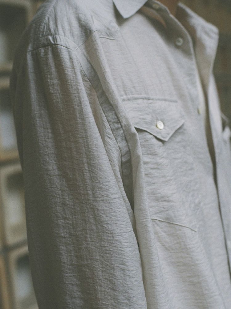 SILK RAYON WESTERN SHIRT